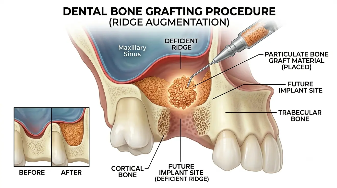 Bone grafting procedure – Kocaqi Dental Clinic Tirana Albania