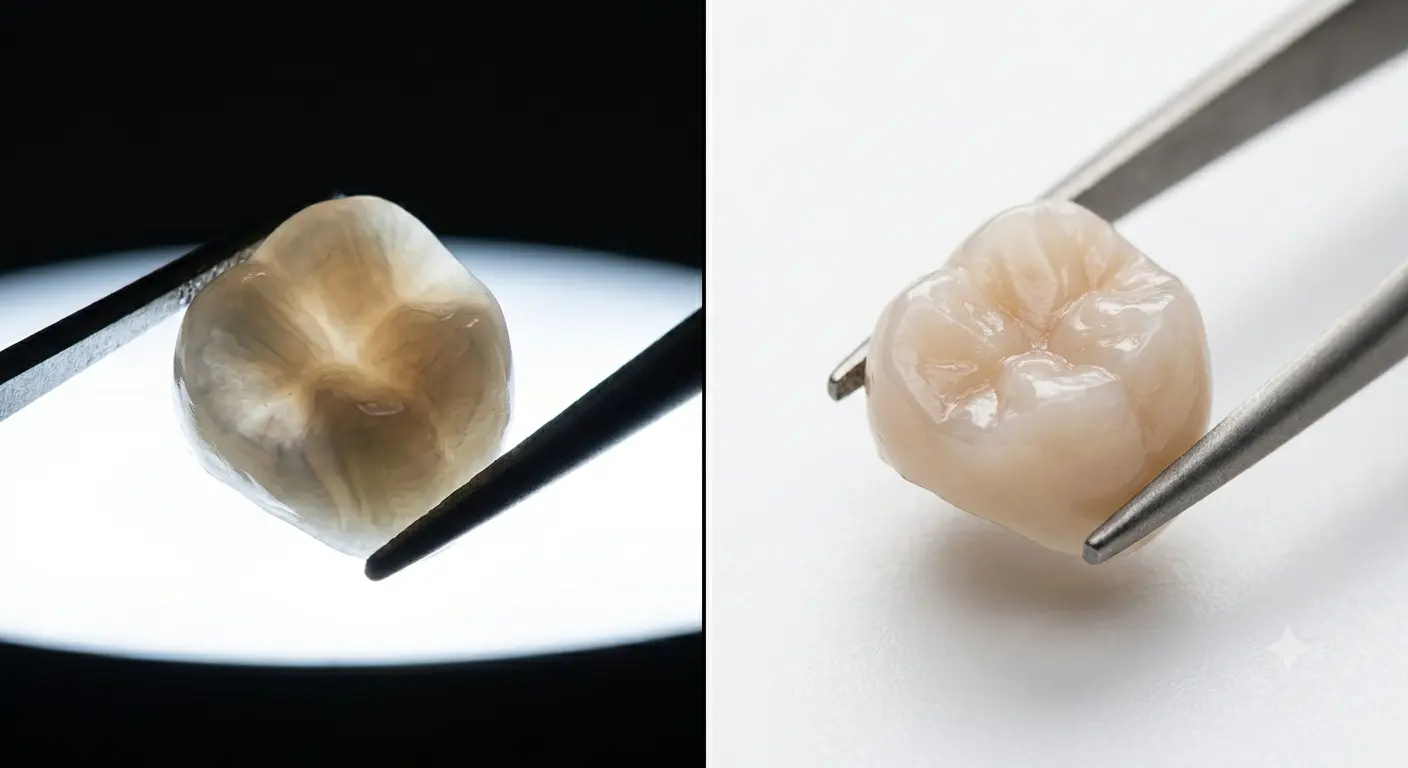 E-max ceramic inlay translucency – Kocaqi Dental Albania