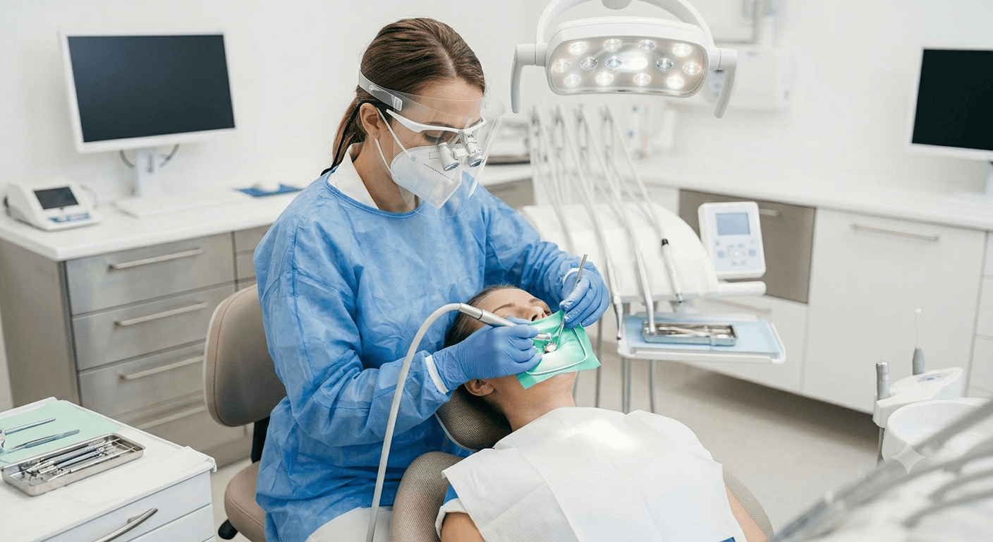 Root canal treatment procedure – Kocaqi Dental Clinic Tirana Albania