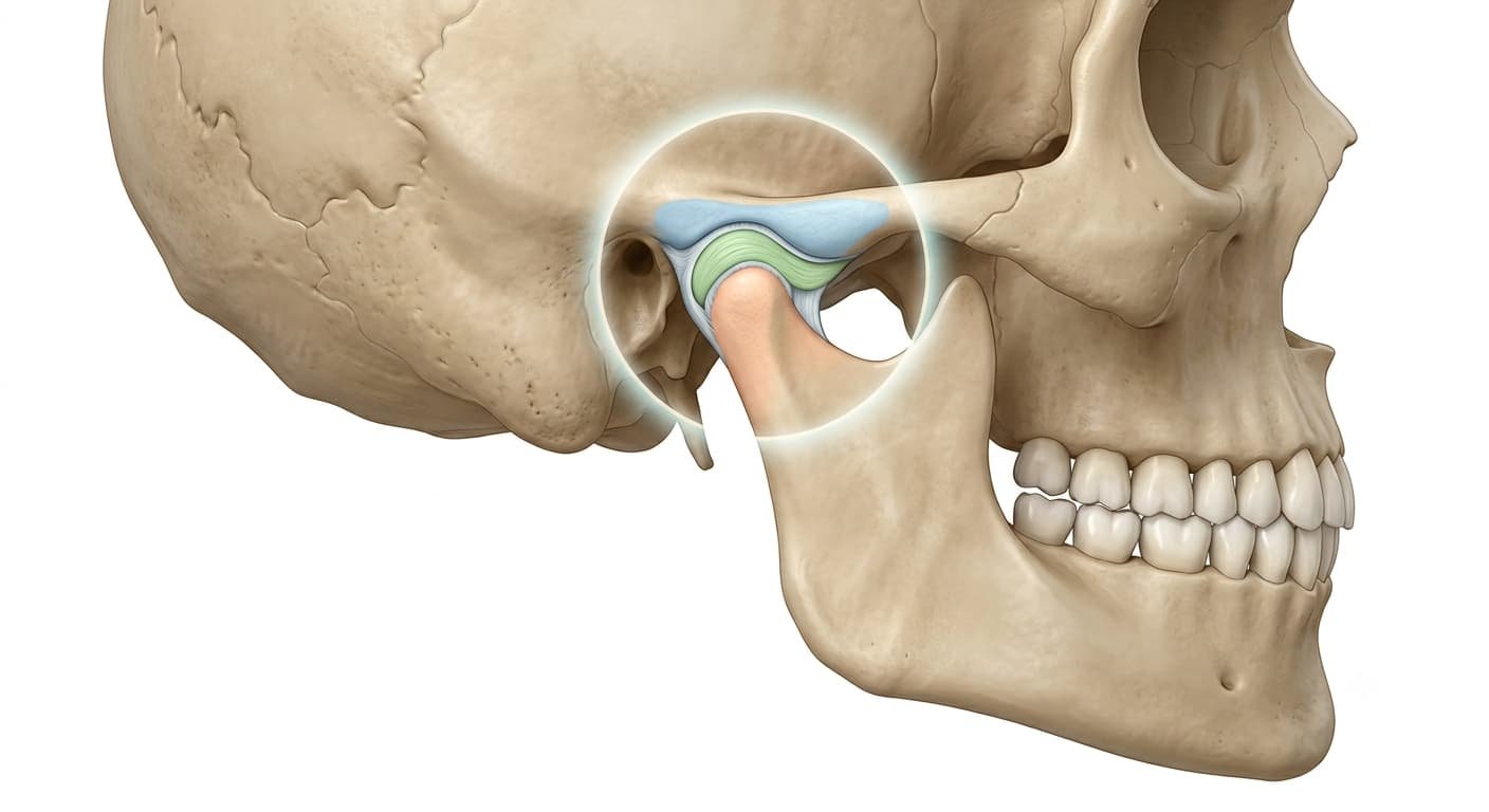 TMJ temporomandibular joint anatomy diagram – Kocaqi Dental Albania