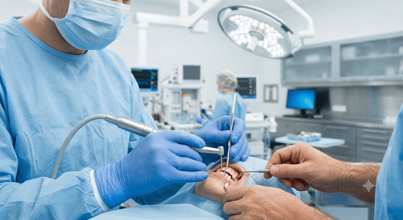 Dental implant placement procedure – Kocaqi Dental Clinic Tirana Albania